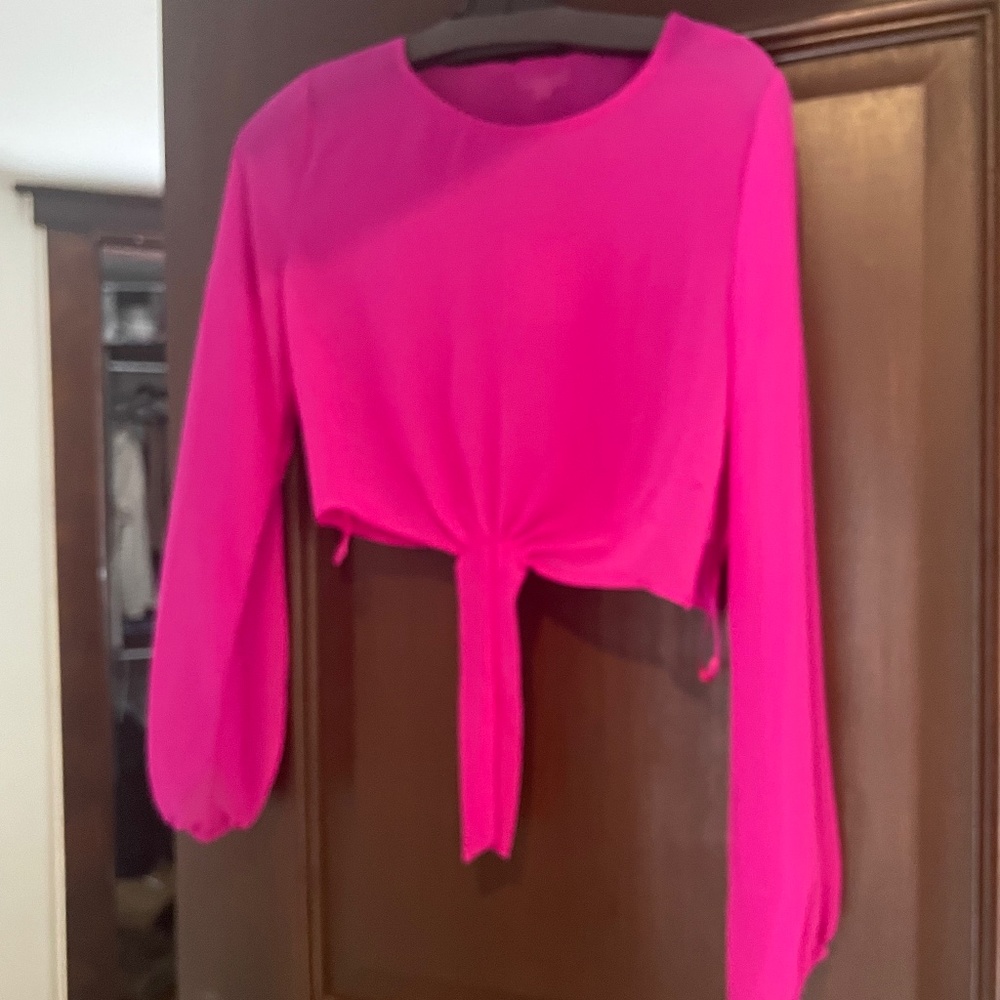Superdown Semi Sheer Crop Top Sz Small NWT